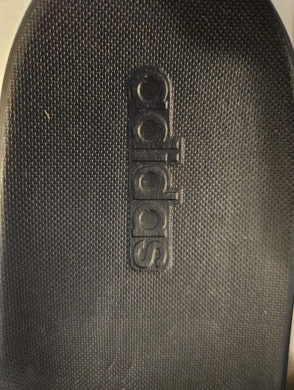 adidas Adilette Comfort Slide Sandals Navy & White Men's Sz 10 Women's Sz 11 NEW